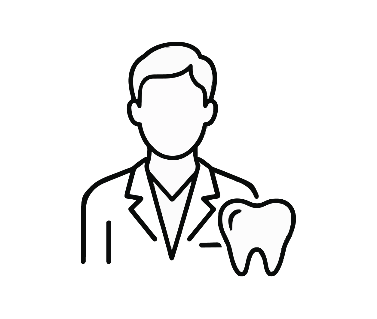 Médecin dentiste exerçant seul